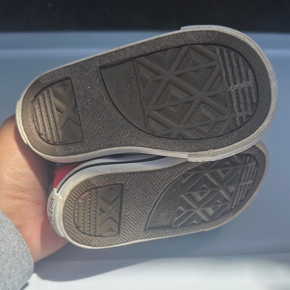 Converse Black and Pink High-Top Sneakers Classic Design - Picture 4 of 4